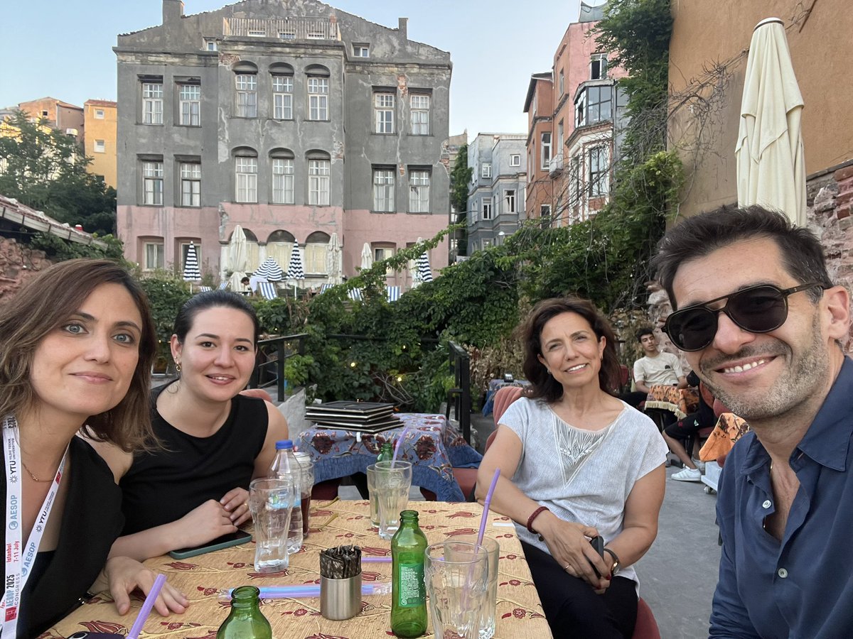 AESOP25, Istanbul 🇹🇷 presenting our research with <a href="/MLuz_NE/">Dr Luz Navarro</a> on community engagement in post disaster context, the case of Rio Grande do Sul 🇧🇷 . Great spending time with Sabina Cioboata and Güldehan Atay and exploring an amazing city.