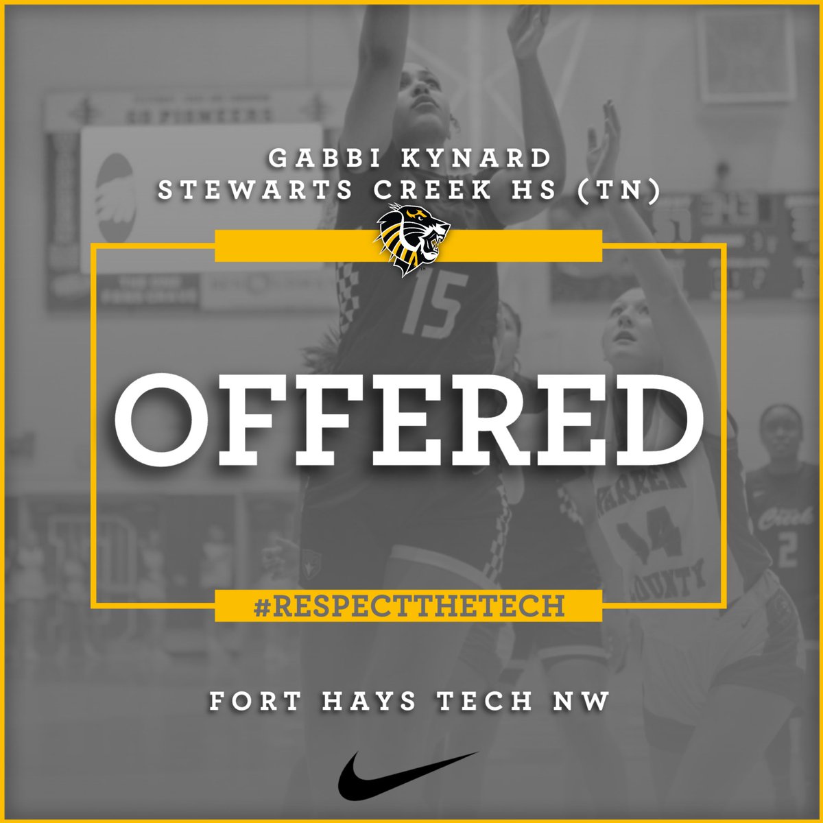 Gabbi Kynard (@gabbikynard) on Twitter photo After a great phone call with <a href="/coachjklein/">Jordon Klein</a> and <a href="/HadenfeldtBodie/">Bodie Hadenfeldt</a> , I am blessed to receive my first offer from Fort Hays Tech Northwest, <a href="/TechTigersWBB/">Fort Hays Tech NW - Women’s Basketball</a>! I want to thank God for this opportunity — Grateful for the opportunity to play at the next level! After a great phone call with <a href="/coachjklein/">Jordon Klein</a> and <a href="/HadenfeldtBodie/">Bodie Hadenfeldt</a> , I am blessed to receive my first offer from Fort Hays Tech Northwest, <a href="/TechTigersWBB/">Fort Hays Tech NW - Women’s Basketball</a>! I want to thank God for this opportunity — Grateful for the opportunity to play at the next level!