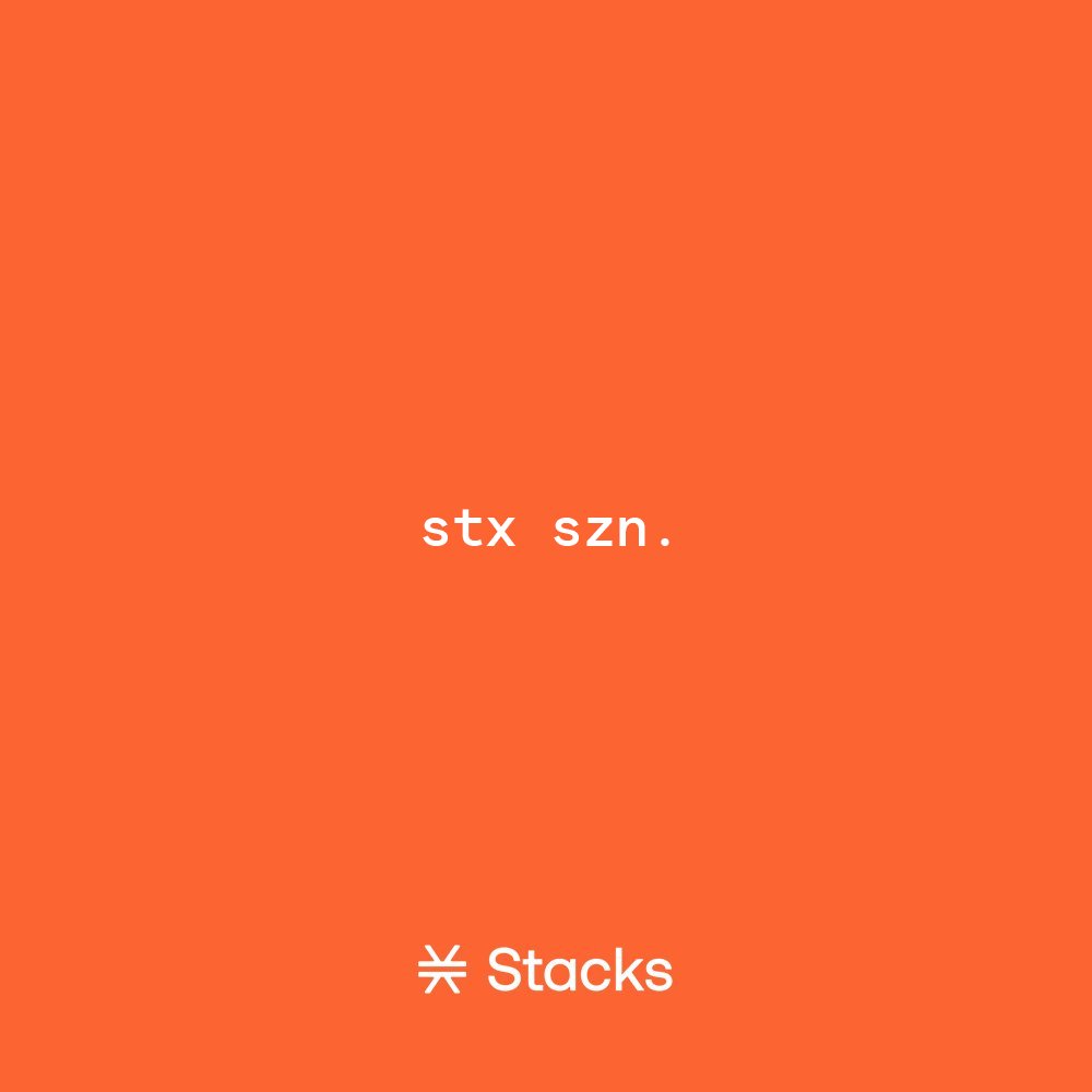 This is a good time to mention that Stacks:

1. Has 600 Million USD in BTC deployed.
2. Has a thriving BTCFi ecosystem.
3. Is the only Bitcoin layer with smart contracts &amp; 100% Bitcoin finality.
4. Let's you earn real Bitcoin yield.
5. Grayscale STX Trust + SEC Reg-A Offering