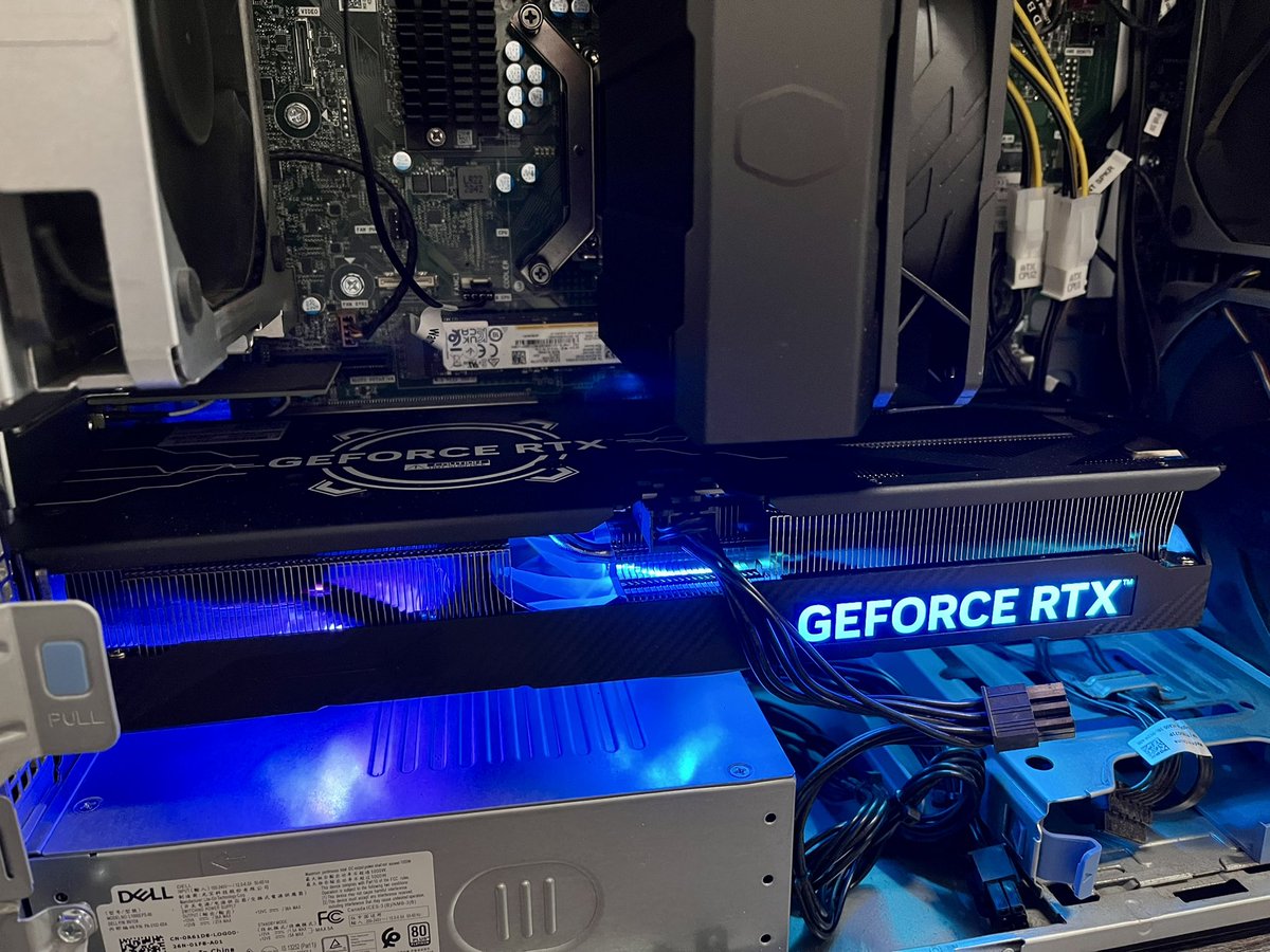 Installed a new video card and power supply in a Dell Precision Workstation for use with AutoDesk.