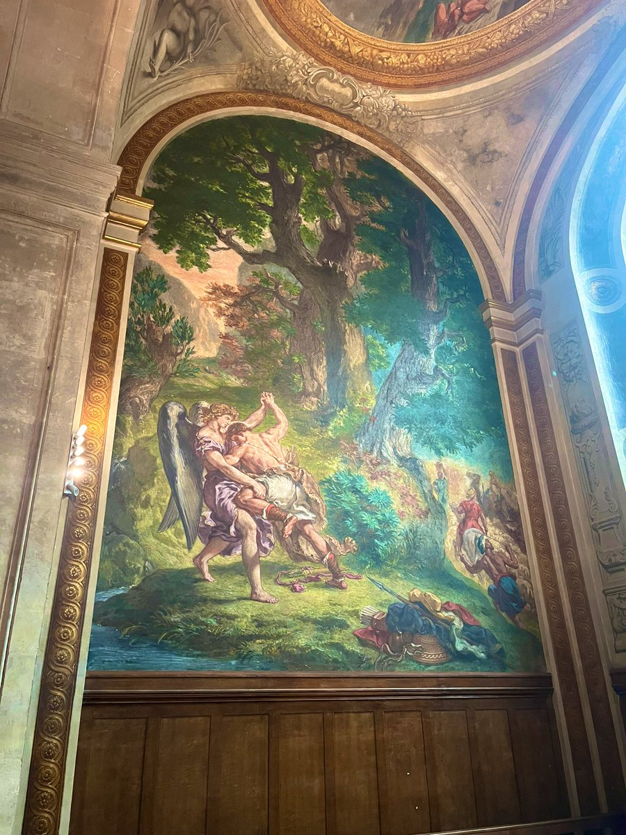 minniethx's tweet photo. Église Saint-Sulpice（サン・シュルピス教会）は、映画『ダ・ヴィンチ・コード』の舞台としても知られる教会。館内には、画家ドラクロワによる見事なフレスコ画、世界最大級とも言われる壮麗なパイプオルガン、そして映画の中でも印象的に描かれたオベリスクがあり、多くの人々を魅了しています。 https://t.co/JF8dHxJz0U