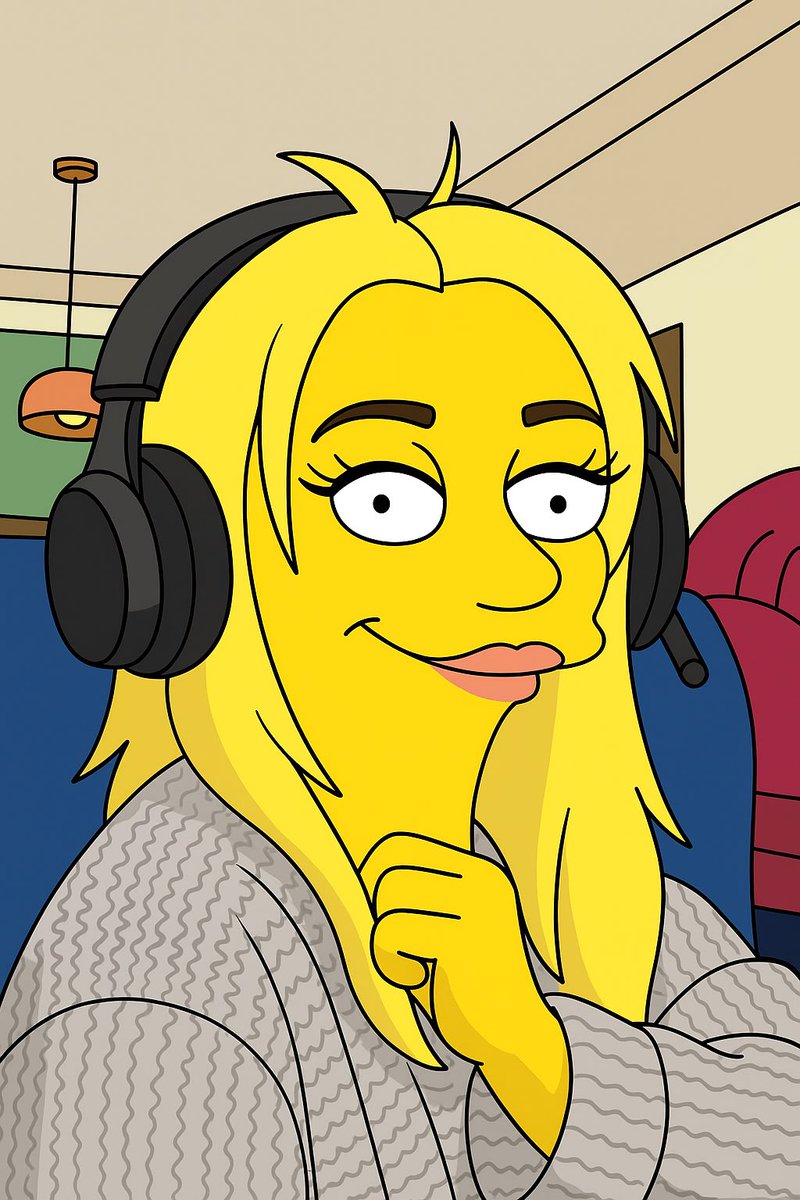 The fantastic <a href="/ZoomNineTails/">TNT | 🦊 ZoomNineTails 🦊</a> has turned into Simpson. Best thing ever - 🩵🩵🥳🥳