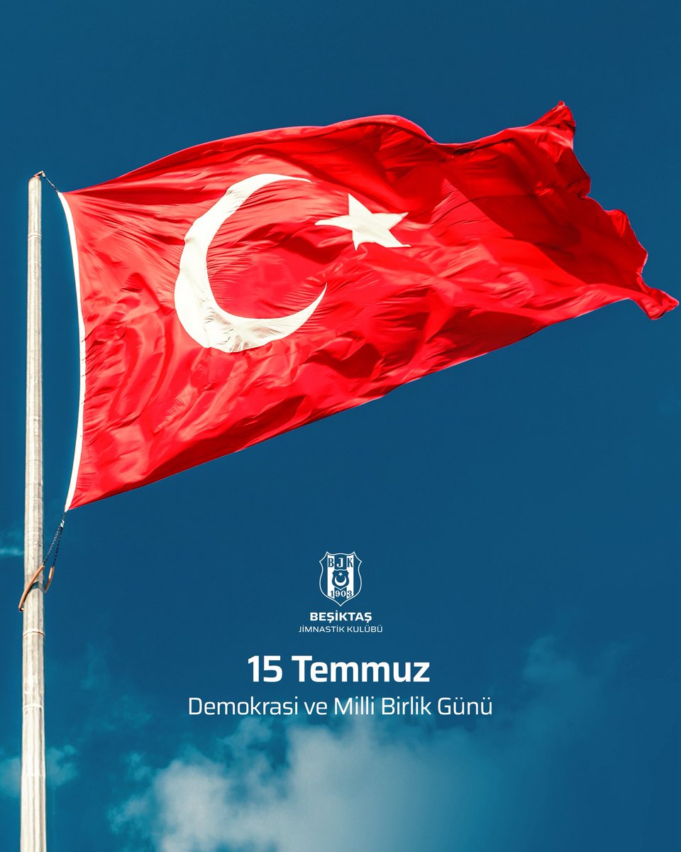 15 Temmuz Demokrasi ve Milli Birlik Günü’nde, hain darbe girişimine karşı dimdik duran milletimize şükranlarımızı sunar, şehitlerimize Allah’tan rahmet, ailelerine sabır, gazilerimize şifalar dileriz. 🇹🇷