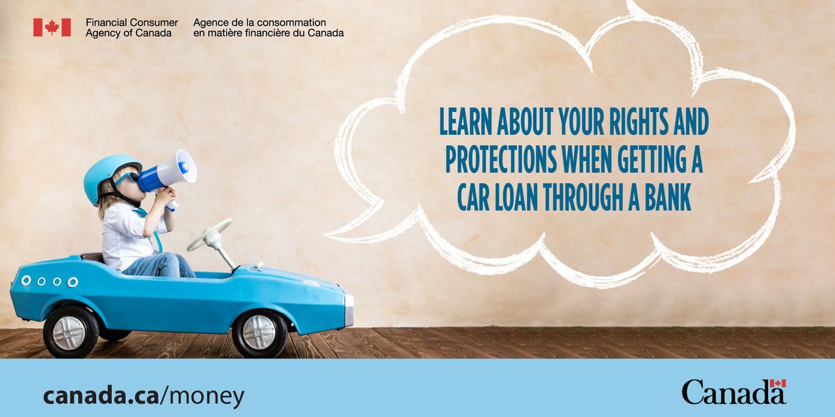 wecanhelpca's tweet image. If you are considering buying a car this summer, the FCAC has tips on how to protect yourself when getting a car loan from a bank. bit.ly/4lMcF6W #CarLoan #BuyingaCar