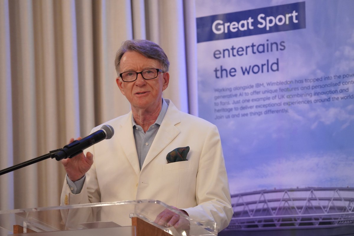 UKinUSA's tweet image. Great sport entertains the world. The UK international sports industry contributes billions of dollars to UK and global economies every year.
We were pleased to join partners @greatcampaign and @espn to host friends from across DC for a reception celebrating Wimbledon 🇬🇧 🎾 🇺🇸