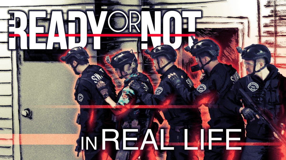 As part of a huge event an army of creators and I got trained by actual SWAT officers before being formed up into teams and sent into a replica of a level from Ready or Not to take down a suspect and rescue hostages

Video is live now, link below!