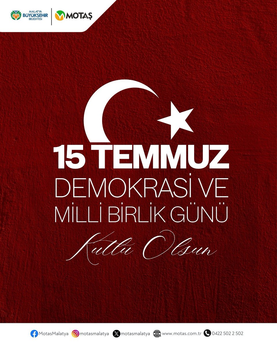Malatya Büyükşehir Belediyesi Motaş A.Ş. (@motasmalatya) on Twitter photo 