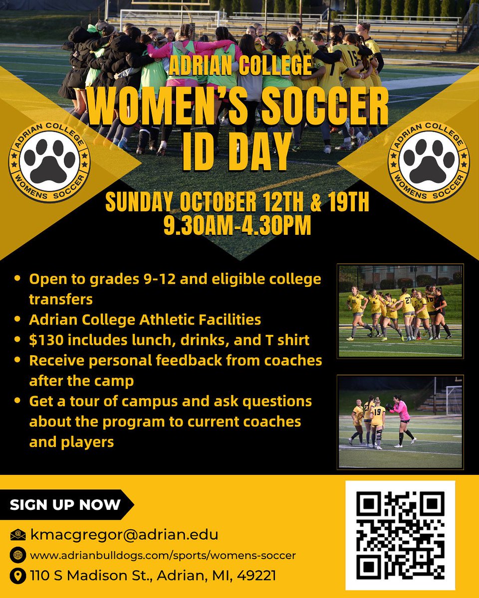 Adrian College Women's Soccer tweet media