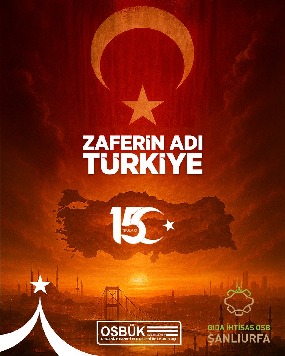 Şanlıurfa Gıda İhtisas OSB tweet media