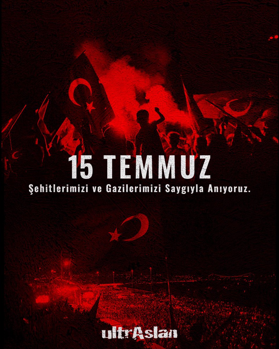 ultrAslan's tweet image. 🇹🇷 Hep haykırdık, hep haykıracağız; 
BİRLİK VE BERABERLİK İÇERİSİNDE TEK TÜRKİYE! 🇹🇷 #15Temmuz 

#ultrAslan