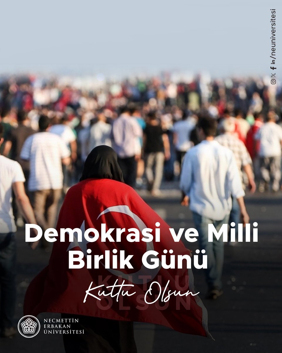#15Temmuz Demokrasi ve Milli Birlik Günü kutlu olsun.🇹🇷

Demokrasi şehitlerimizi rahmet, kahraman gazilerimizi saygı ve şükranla anıyoruz.

#ZaferinAdıTürkiye 🇹🇷
