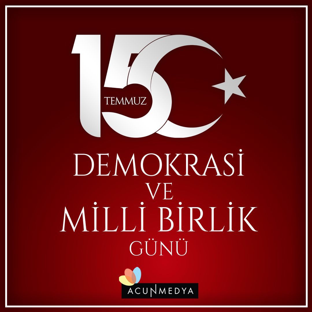 15 Temmuz Demokrasi ve Milli Birlik Günü’nde tüm şehitlerimizi saygı ve rahmetle anıyoruz.