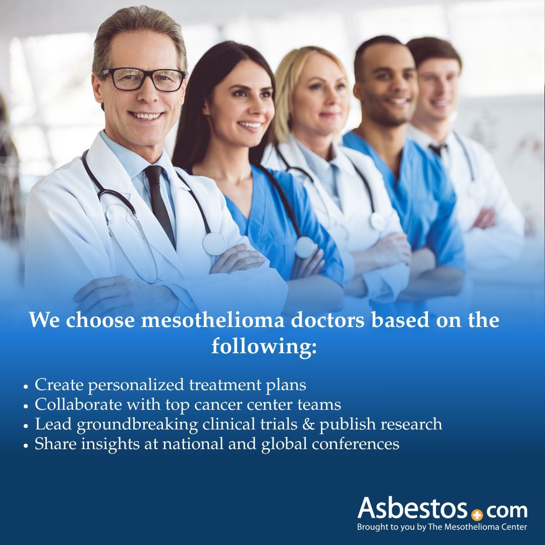Not all doctors are equal

We vet the nation’s top mesothelioma doctors so you don’t have to.
From leading clinical trials to personalized care plans, these experts are shaping the future of treatment. 

Get connected today: buff.ly/wSNaROh 

#Mesothelioma #TheMesoCenter