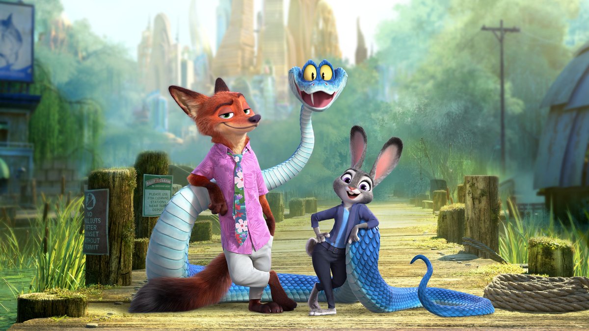 disneyjp's tweet image. 📣日本公開日決定
🐰『#ズートピア2』🦊
⳹𝟭𝟮月𝟱日(金)劇場公開⳼
場面写真も解禁✨
#ジュディ と #ニック がバディを組み、潜入捜査へ🚔
ふたりと並ぶのは、謎の鍵を握るヘビ #ゲイリー🐍⁉️
誰もが夢を叶えられる街🏙
ズートピア最大の謎に、あなたも巻き込まれる—
disney.co.jp/movie/zootopia…