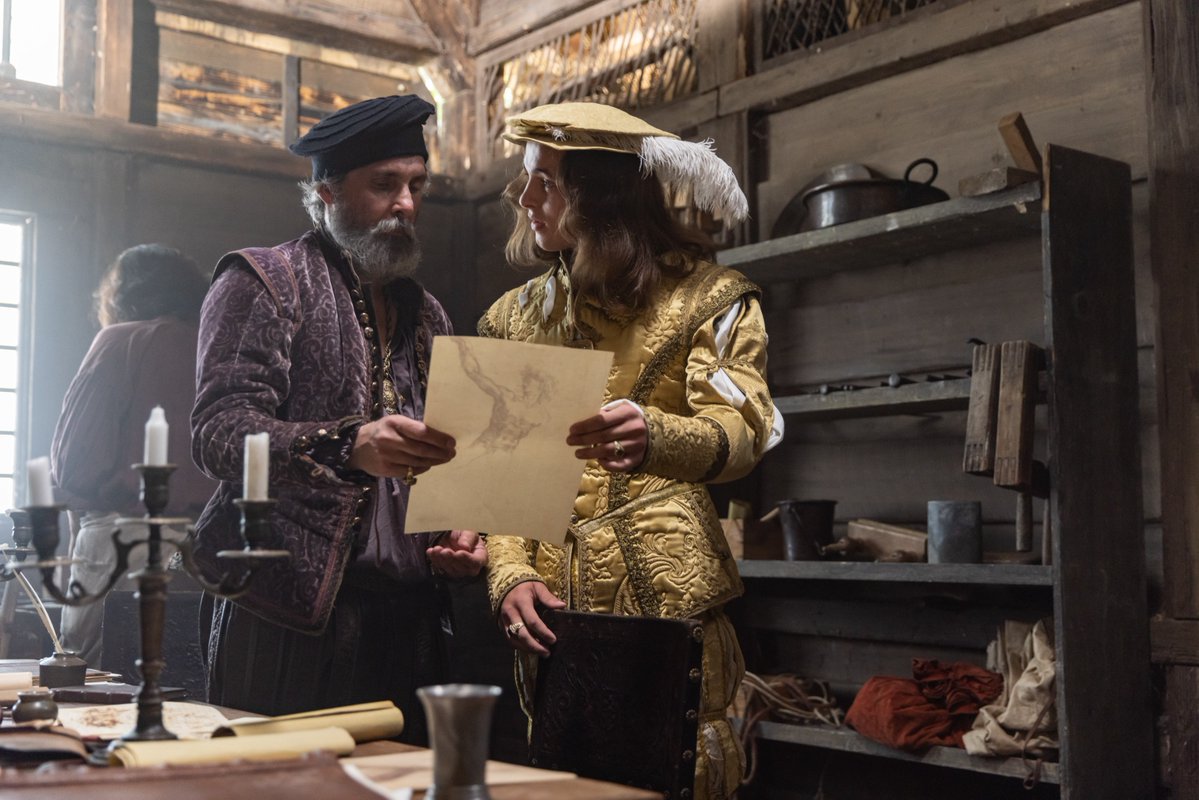 Amid political upheaval in Florence, Michelangelo and Leonardo's fierce rivalry faces an unexpected complication: the arrival of a young prodigy, Raphael. Witness this real-life drama unfold in a new episode of Renaissance: The Blood and the Beauty Tuesday at 9PM!
