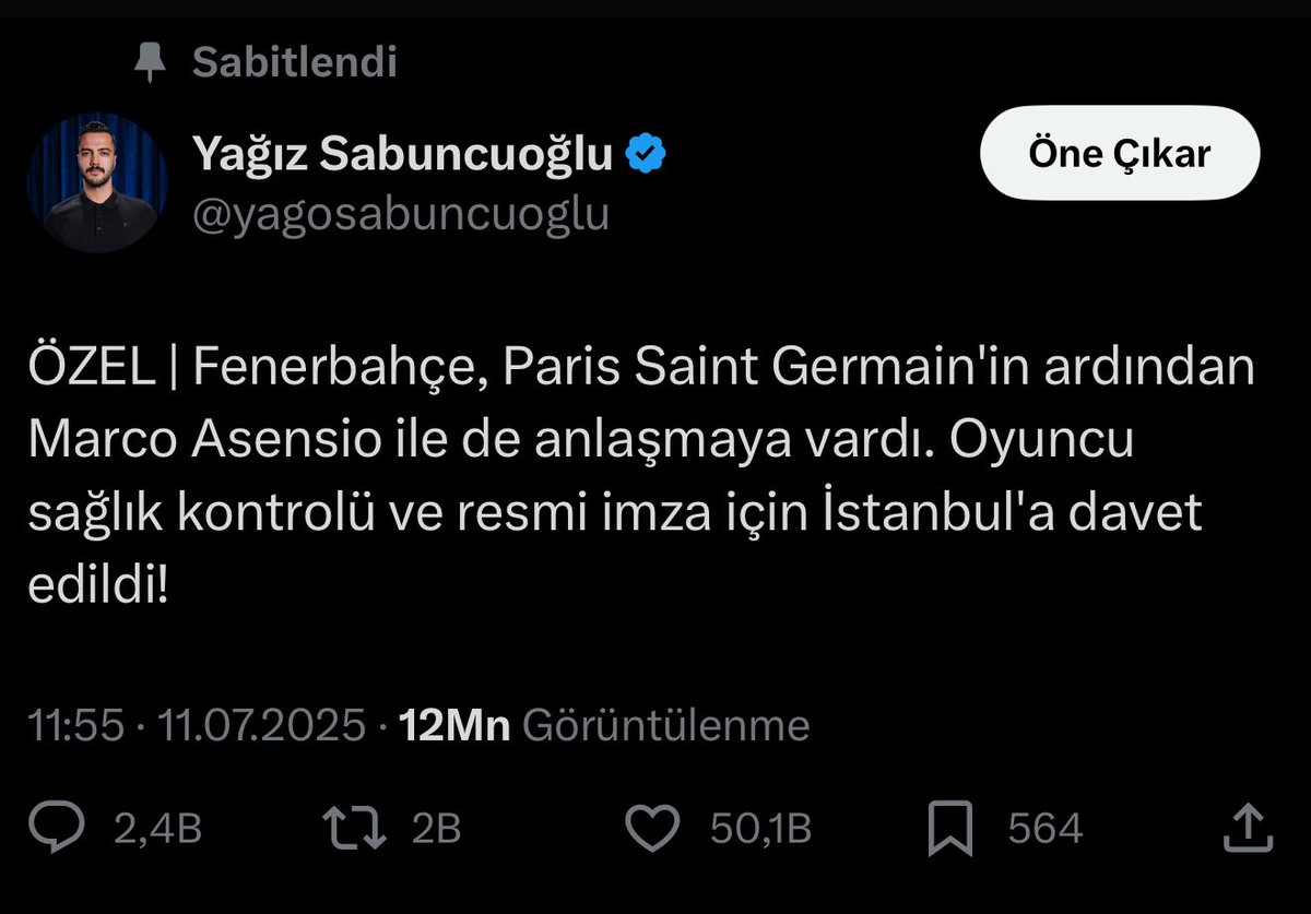 Yağız Sabuncuoğlu tweet media