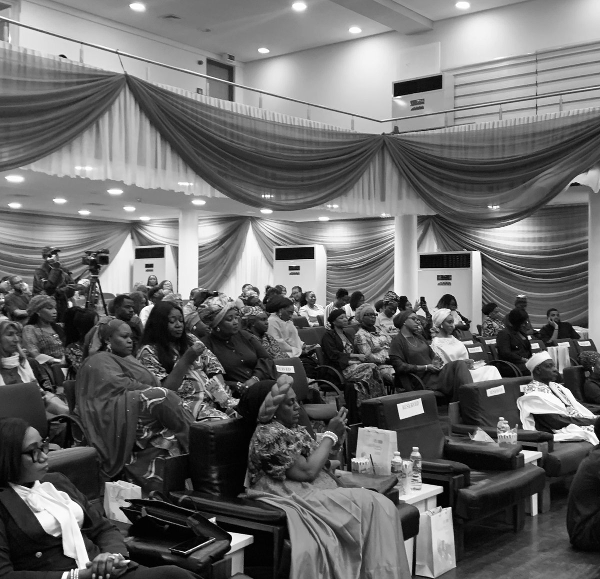 SMYFoundation's tweet photo. @kole_shettima The audience watched the Double Minority documentary; it was a moment to reflect on the untold stories and hidden struggles that women face in politics and governance.
#DoubleMinority #ADocumentary https://t.co/UJdHzOfqGe