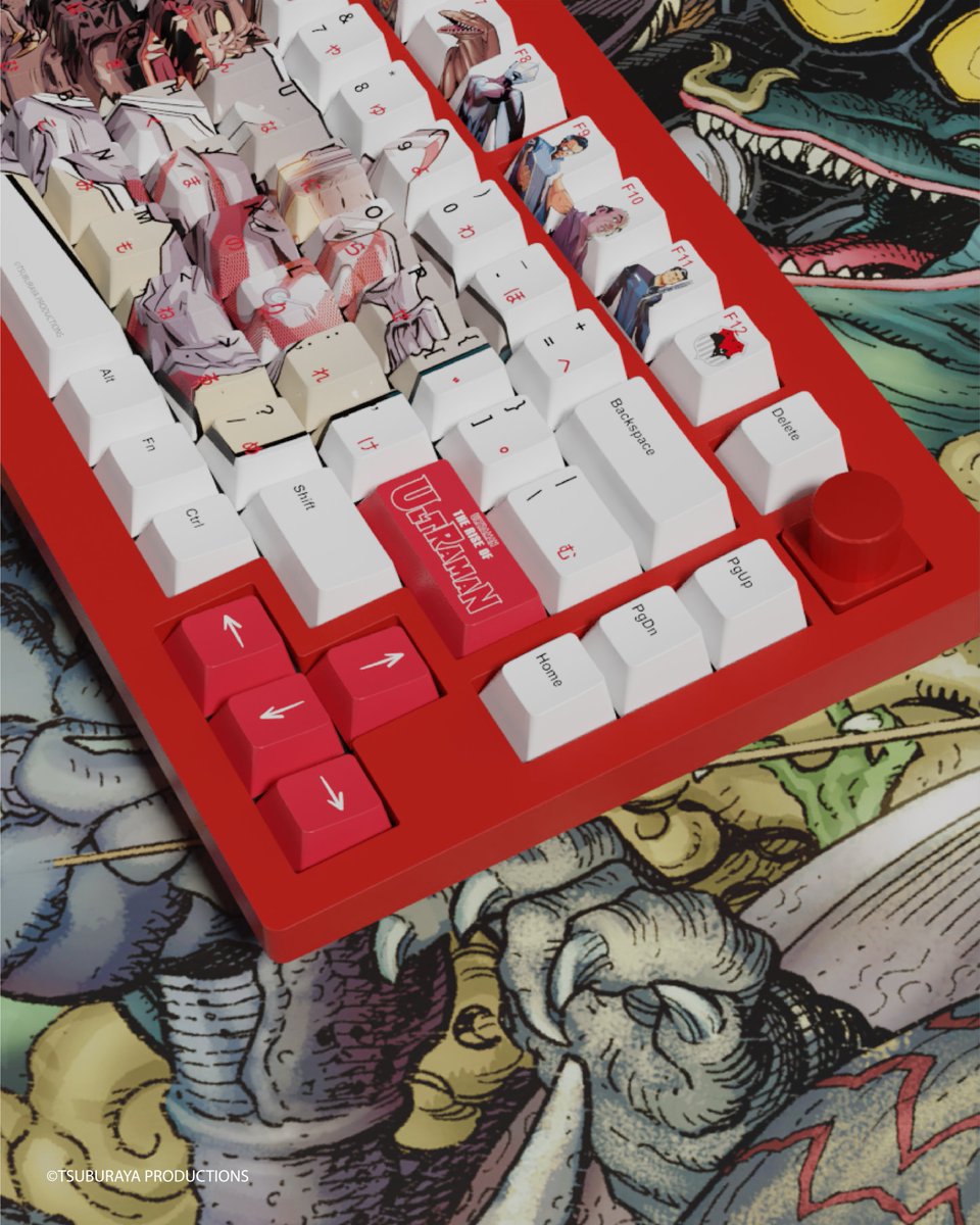 Mkrostudio's tweet image. The Rise of Ultraman Red Keyboard

Available for Pre-order!
🛍️ ifk-ultraman-shop.fourthwall.com/products/the-r…