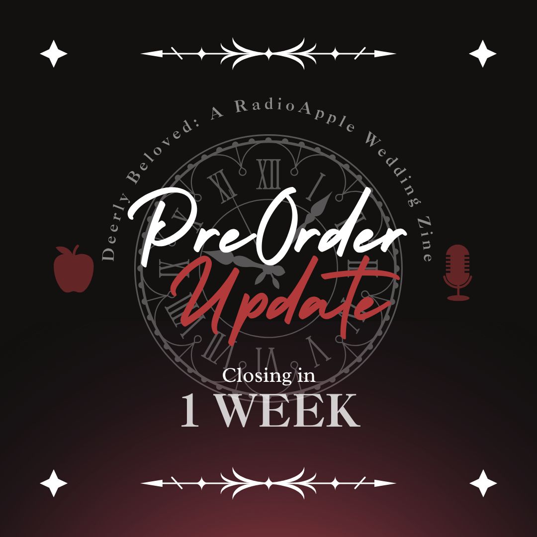 📻 PREORDER UPDATE 🍎

The wedding's been fun, but all good things have to come to an end eventually. Preorders for Deerly and Sinfully Beloved will close in ONE WEEK! Grab your bundle before we close up shop on July 21, 2025!
