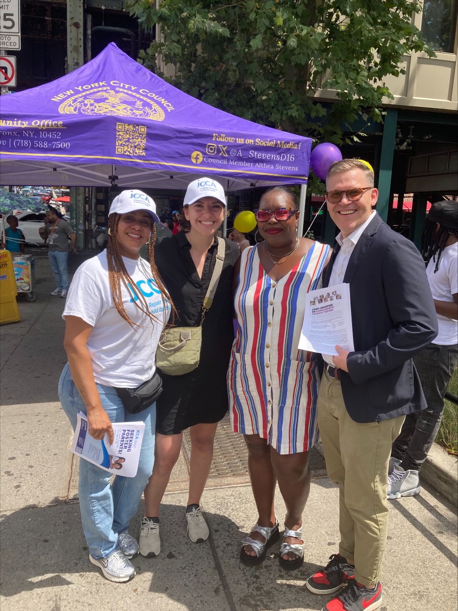 Exciting Day of Action with JCCA's Foster Care Team! Huge thanks to @AltheaStevens and @JessDannhauser for their support! Interested in fostering? Reach out! 💙 #FosterCare #JCCAFosterCare #DayOfAction #MakeADifference