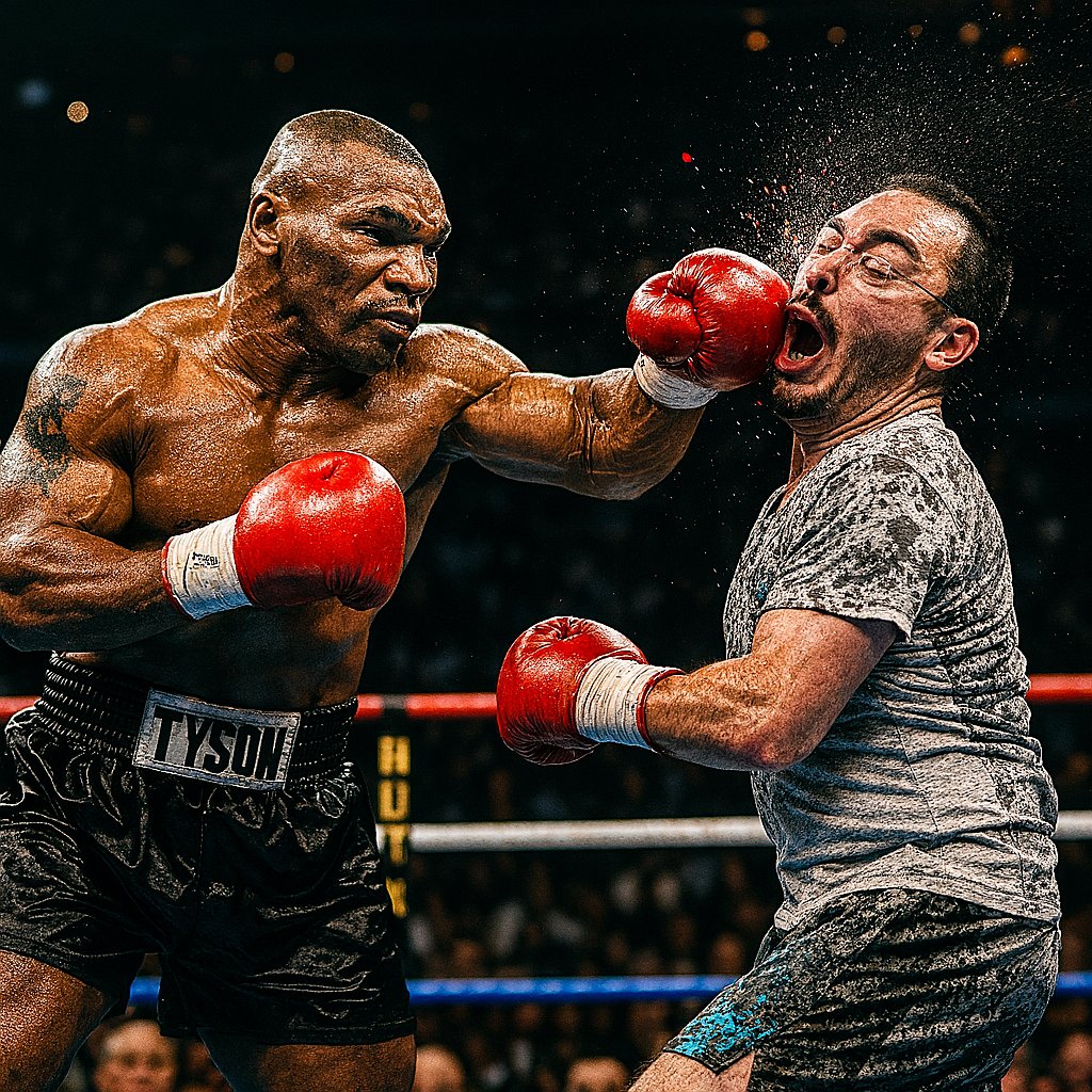 Everyone hath a plan... 'til they get punched in the fathe. 🥊🤭