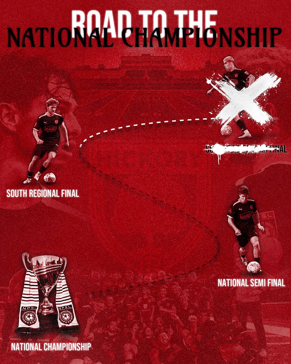 HickoryFC's tweet image. 📍Playoffs Run Through Hickory
We will host every game along the way.
But the only game that matters? The next one.
🗓️ July 19 at 7:00 PM
🎟️ Tickets go live midweek.
Let’s make history.