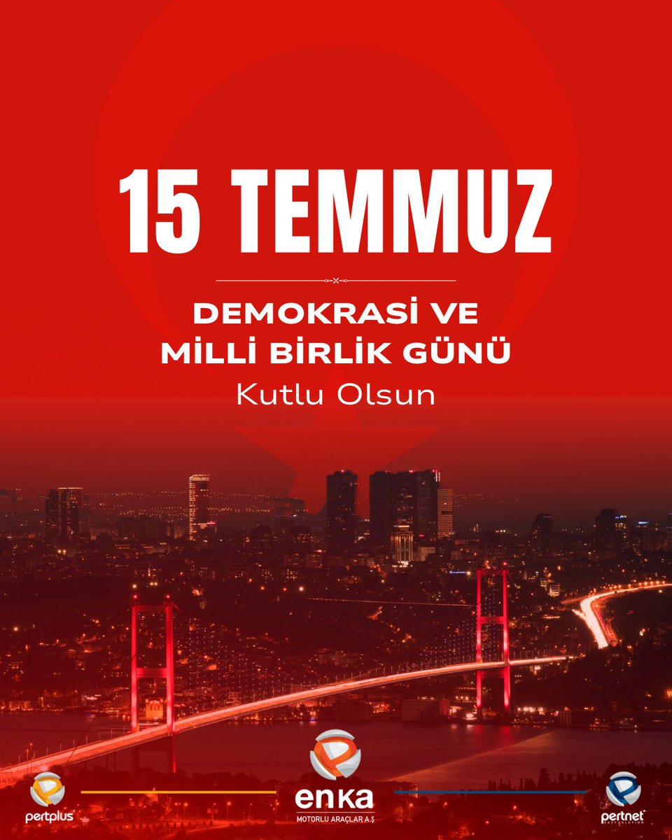 15 Temmuz Demokrasi ve Milli Birlik Günü’nde vatanımız için yüreklerini ortaya koyan tüm şehitlerimizi ve gazilerimizi saygıyla anıyoruz.