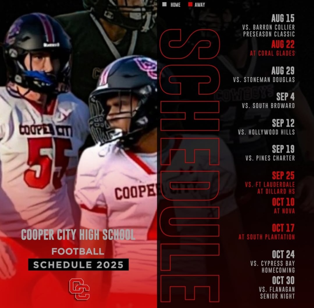 NickDyer_QB's tweet image. 2025 Schedule is out. 6 Home games, but only 1 of 3 District games at Home. August 15th can't get here fast enough. @LawrenceBl83397 @PrepRedzoneFL @jwbolling3rd @bench424nmore @Andy_Villamarzo @JoeFrisaro @FLVarsityRivals @FlaHSFootball @scan1ansports @bloodlinesport @HSSportsFL