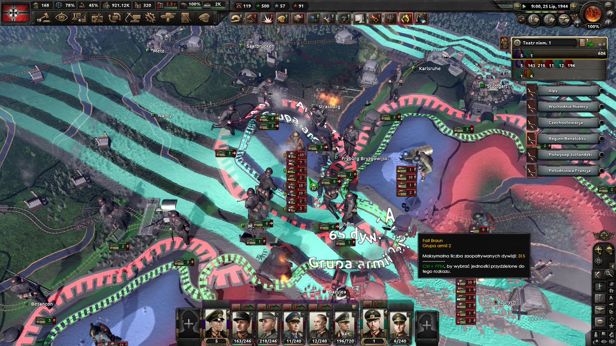 kalach444's tweet image. przez ostatnie 4 dni spędziłem 24 godziny w wyzwaniu Ragnarok w Hearts of Iron 4 i wygrałem pozdro