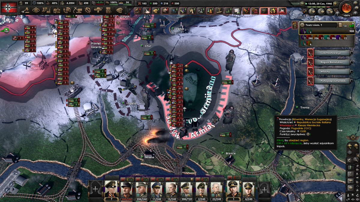 kalach444's tweet image. przez ostatnie 4 dni spędziłem 24 godziny w wyzwaniu Ragnarok w Hearts of Iron 4 i wygrałem pozdro