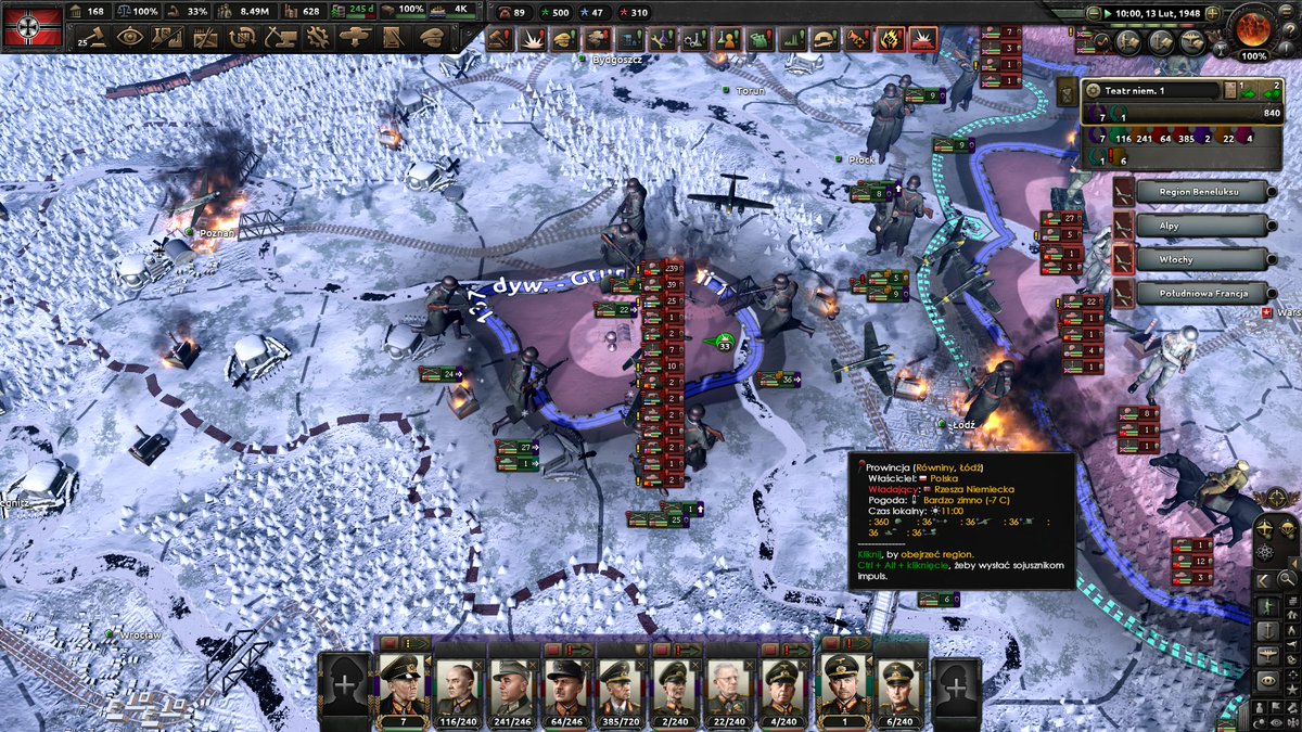 kalach444's tweet image. przez ostatnie 4 dni spędziłem 24 godziny w wyzwaniu Ragnarok w Hearts of Iron 4 i wygrałem pozdro