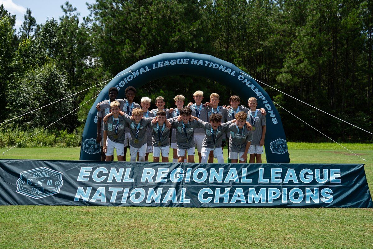The 2️⃣0️⃣2️⃣5️⃣ U13 ECNL Regional League National Champions 🏆 #ECNLRLFinals