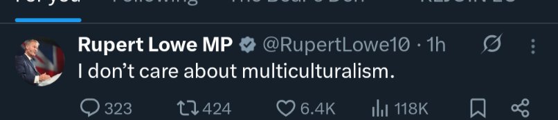 Then why spend all day whinging about it <a href="/RupertLowe10/">Rupert Lowe MP</a> ?