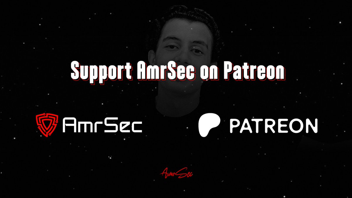 amrelsagaei's tweet image. AmrSec is fully community-driven — and it always will be.
If the episodes, breakdowns, or tools helped you level up, and you want to support what’s next… now you can.
🔗 patreon.com/c/AmrSec
Support = more deep dives, more SecMeets, tutorials, more content that actually…