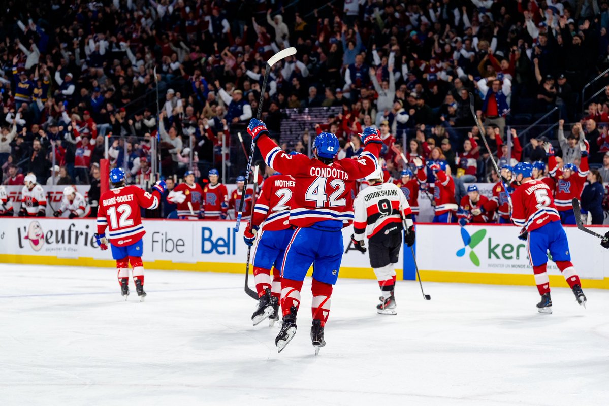 RocketLaval's tweet image. Cette équipe >> This team >>
L’organisation du Rocket de Laval a été nommée l’équipe de l’année par la AHL pour les performances sur la glace et à l’extérieur
Merci à tous nos partisans qui rendent tout ça possible 💙
The Laval Rocket organization was named Team of the Year…
