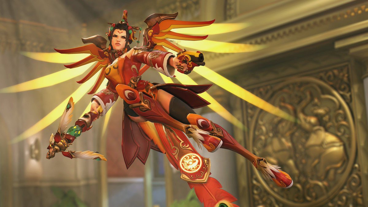 eurydibee's tweet image. I donβt know how many people were overwatch 1 players but if you did what was your favorite mercy skin back then? I was always partial to Zhuque
