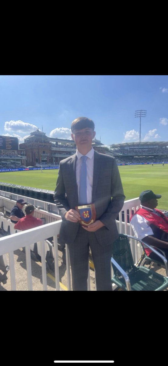 formbycricket's tweet photo. ๐ Huge congrats to Ethan Mills who received an MCC award for his 5-wicket haul for St Maryโs College v MCC last season! The young 2nd XI leggie is flying right now with 13 wickets in his last 3 league games! ๐ฅ๐ #FormbyCC #MCC #Cricket https://t.co/YPahITBxs5
