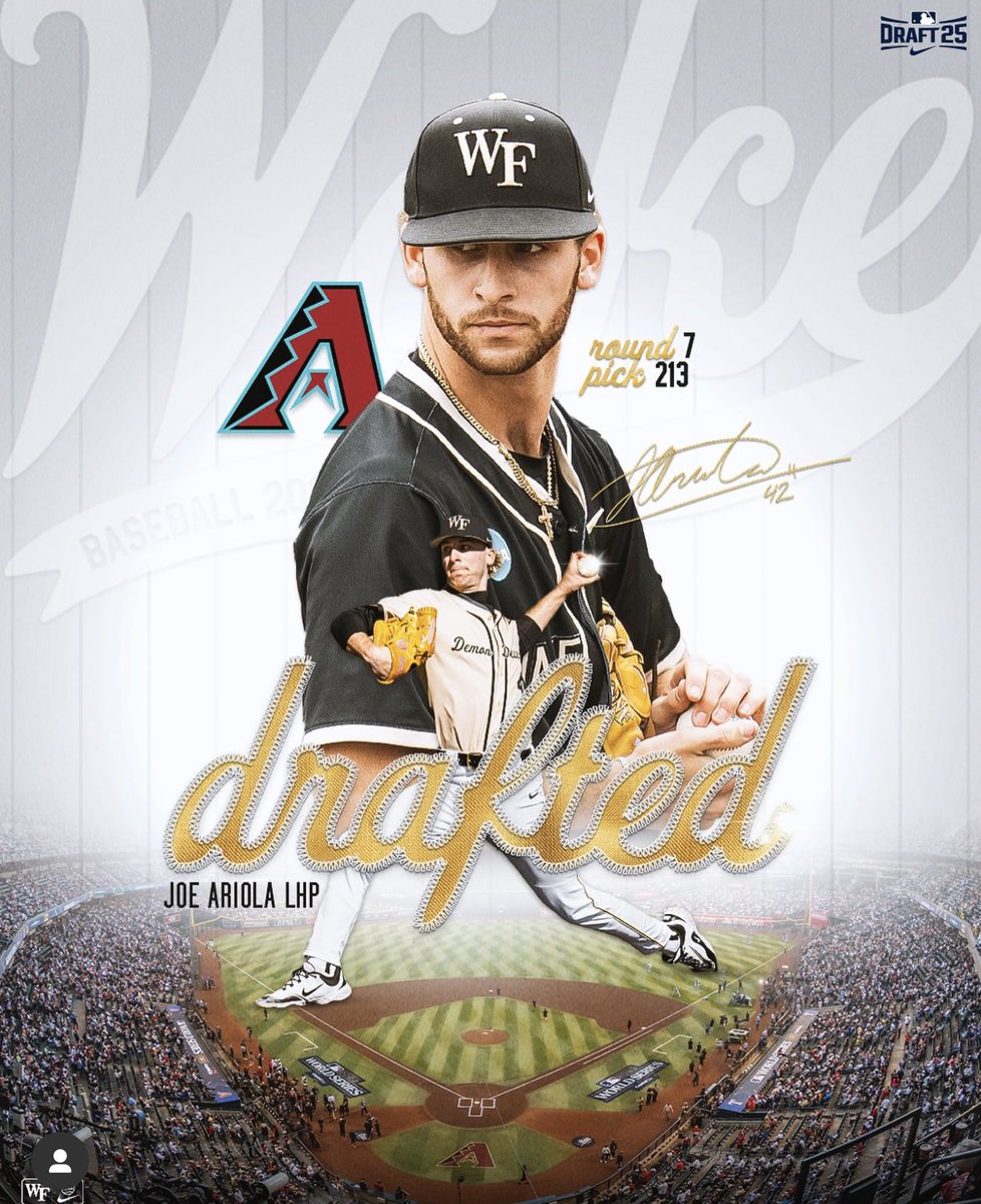 Chaminade_BSB's tweet image. Congratulations to #FormerFlyer Joe Ariola ‘22 on being selected by the Arizona Diamondbacks in this year’s MLB Draft! Ariola was a member of our back to back NSCHSAA Championship teams in ‘21 and ‘22, as well as our 2022 CHSAA New York State Championship team. Good luck Joe!