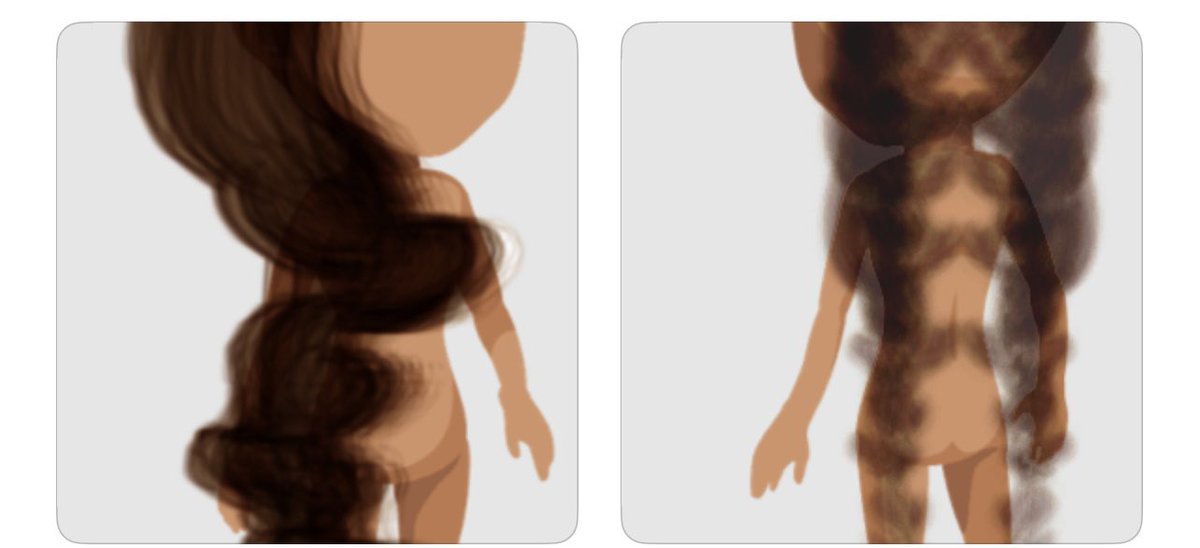 My stupid program won’t open the hairs I’ve been working on for <a href="/HighriseApp/">Highrise</a> 😭. Lost cause/practice ig.