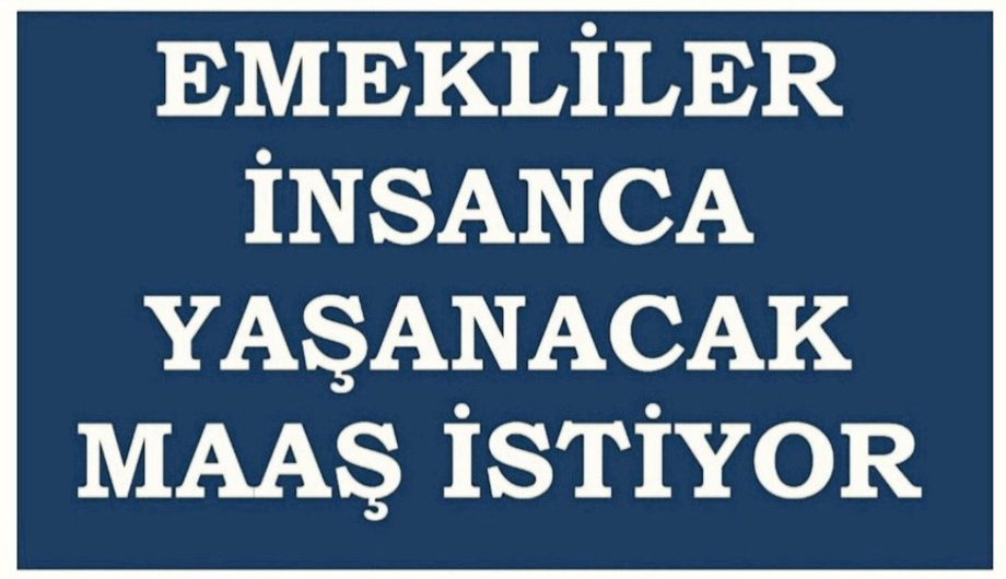 sevim (@sevimkaptan7) on Twitter photo <a href="/RTErdogan/">Recep Tayyip Erdoğan</a> Peygamber efendimizin
Komşusu açken tok yatan bizden değildir.
Hadisi varken
Emekliyi açlık ve sefalete terk ettiniz
Müslüman insanlara zulüm etmez
Emeklinin hayatını zehir ettiniz
Kendinizi biraz sorgulayın
#Erdoğanistifa <a href="/RTErdogan/">Recep Tayyip Erdoğan</a> Peygamber efendimizin
Komşusu açken tok yatan bizden değildir.
Hadisi varken
Emekliyi açlık ve sefalete terk ettiniz
Müslüman insanlara zulüm etmez
Emeklinin hayatını zehir ettiniz
Kendinizi biraz sorgulayın
#Erdoğanistifa