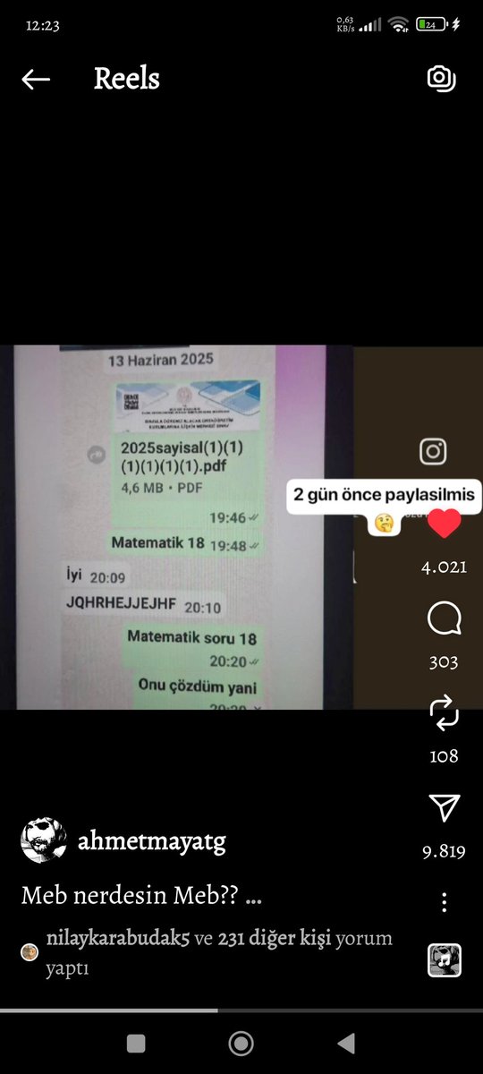 Tarafsiz_yorumc's tweet image. #LGS2025,#LGS2025iptalolmalı
Bakın burda ne var. 13 Haziran 2025. Ne büyük tesadüf değil mi. Daha ne görmeniz gerekiyor ikna olmanız için. 13 Haziran kitapcik siziyor. 13 Haziran da fenomen Orkun Isıtmak kilit nasıl açılır videosu çekiyor. Gorseller neredeyse aynı @meb,@iletisim