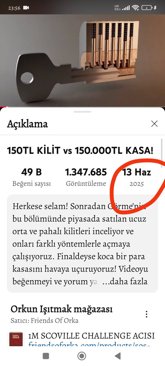 Tarafsiz_yorumc's tweet image. #LGS2025,#LGS2025iptalolmalı
Bakın burda ne var. 13 Haziran 2025. Ne büyük tesadüf değil mi. Daha ne görmeniz gerekiyor ikna olmanız için. 13 Haziran kitapcik siziyor. 13 Haziran da fenomen Orkun Isıtmak kilit nasıl açılır videosu çekiyor. Gorseller neredeyse aynı @meb,@iletisim