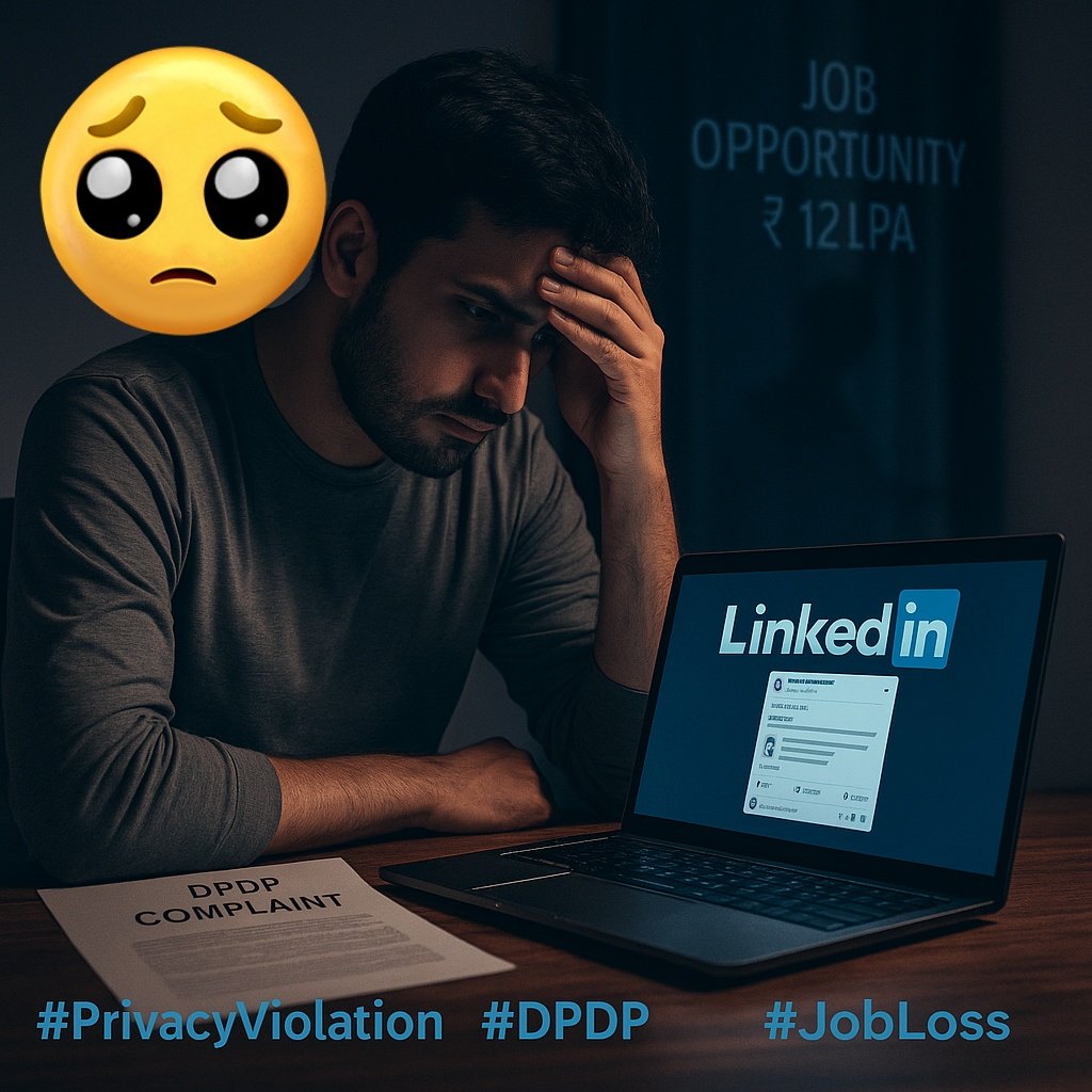 sanjeev_7753's tweet photo. @LinkedInHelp @LinkedInIndia @LinkedIn
Despite deleting a post months ago, it remained publicly visible — violating my privacy and costing me a ₹12L job offer.

Case ID: 250712-000784 https://t.co/PaDO5uSNAV