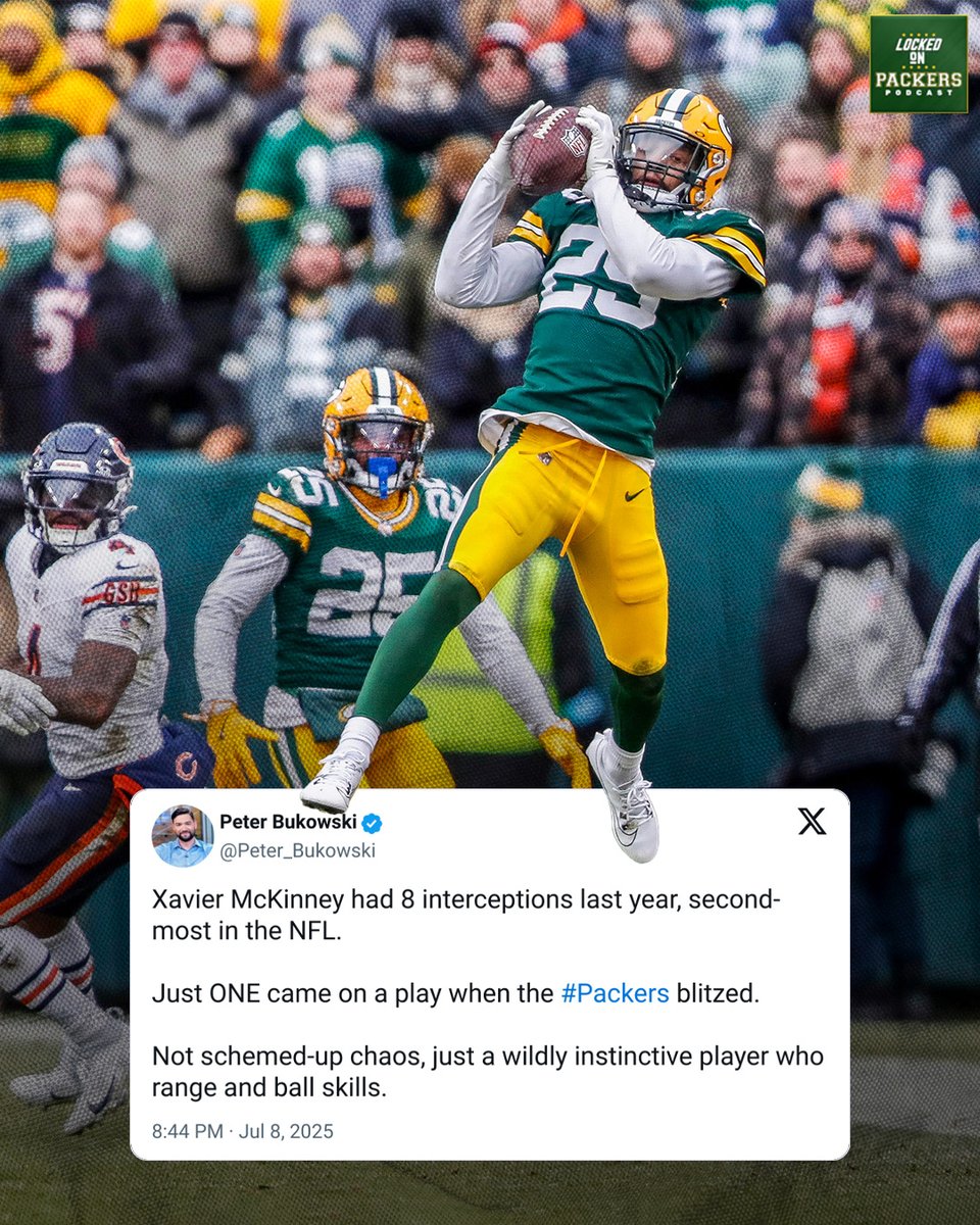 lockedonpackers's tweet image. Xavier McKinney is a certified ball-hawk 🏈 #LockedOnPackers @Peter_Bukowski
#Packers #GreenBay #GoPackGo