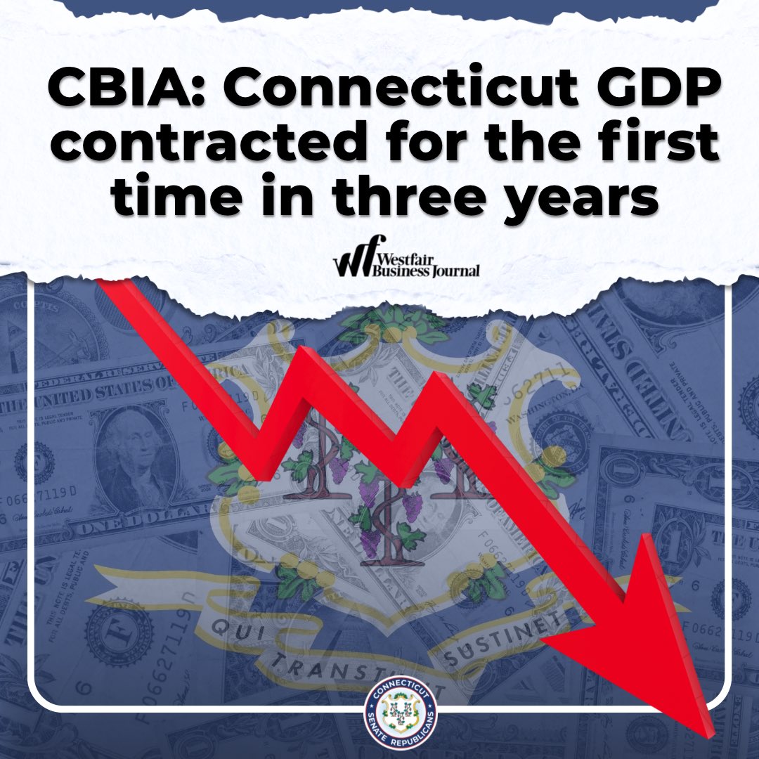 CTSenateGOP's tweet image. “Improving the state’s business climate, addressing our workforce needs, and enhancing the quality of life are critical to driving and sustaining economic growth in Connecticut.” - Chris DiPentima, CBIA
Unfortunately, Governor Lamont and Connecticut Democrats aren’t listening……