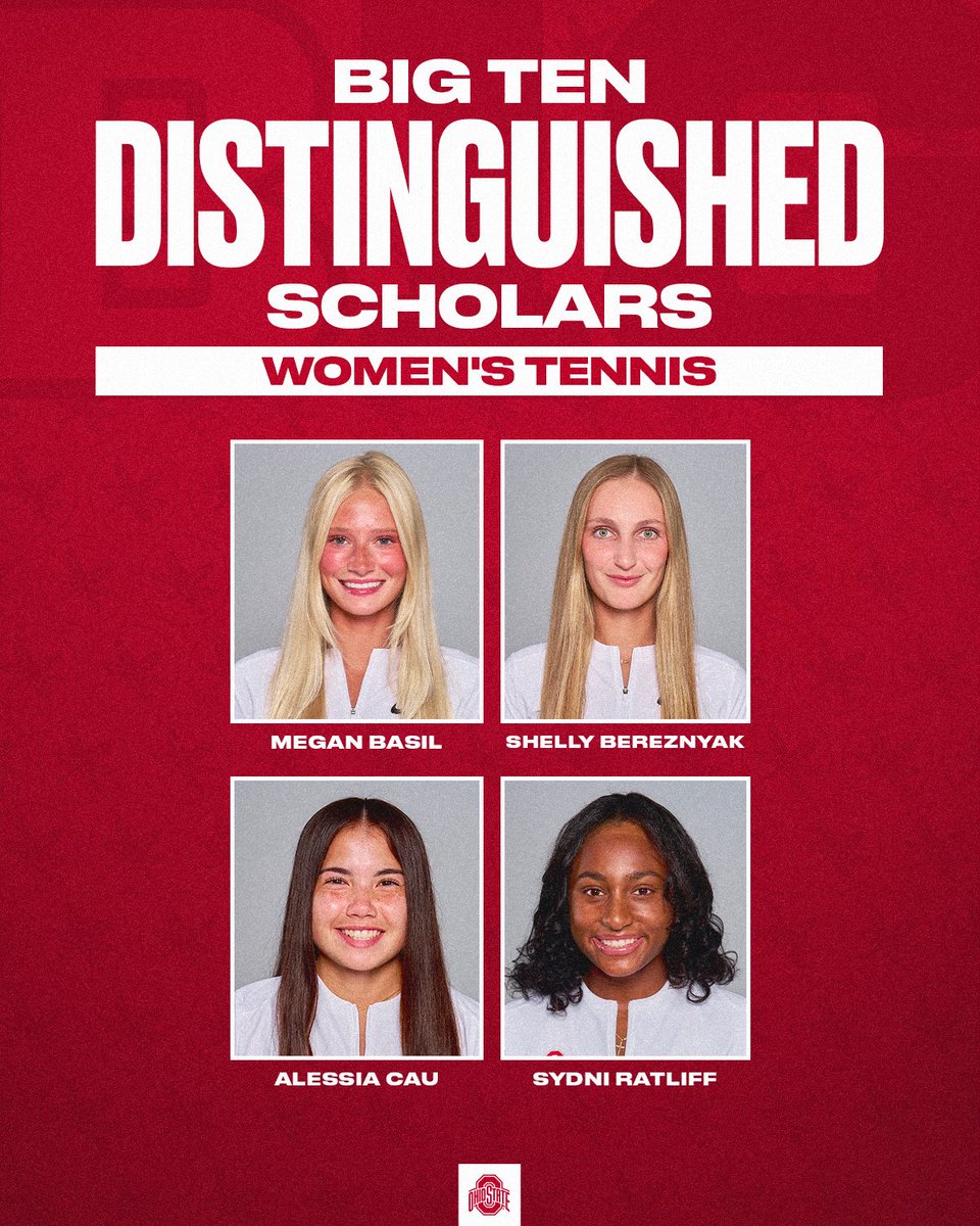 OhioStateWTEN's tweet image. Congrats to our B1G Distinguished Scholars❗️
#GoBucks