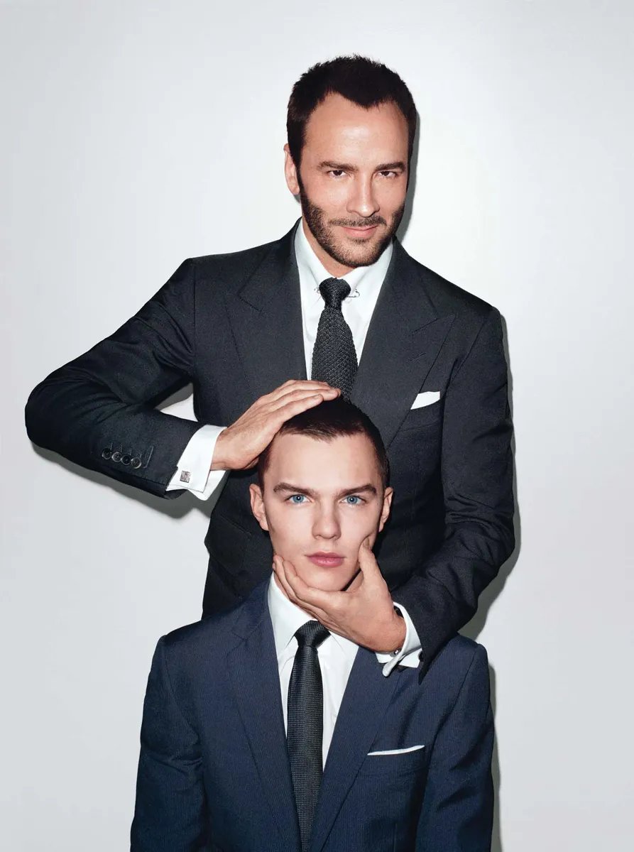 bestofhoult's tweet image. “Nicholas is witty, but don’t forget he was a model. Go look at some of his earlier photos, especially the campaign he did for Tom Ford. He’s British, so he’s already got a downtown sophistication. He also asks no questions. He is game to just do it.” — Jason Bolden
