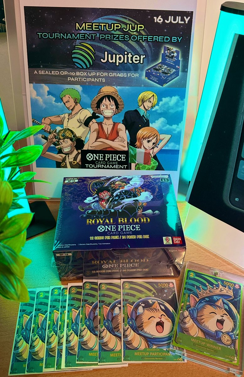 Wild | Sayan (@cryptosayan95) on Twitter photo My meetup is getting closer. 😻The prizes to be distributed to participants have arrived. It will be something unique... an evening dedicated to fun and onboarding new cats on JUP 🐈 🪐
Stay tuned! 📣 
#solana #meetup #jupiter #crypto My meetup is getting closer. 😻The prizes to be distributed to participants have arrived. It will be something unique... an evening dedicated to fun and onboarding new cats on JUP 🐈 🪐
Stay tuned! 📣 
#solana #meetup #jupiter #crypto