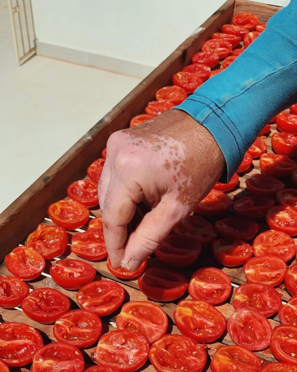 TasteAtlas's tweet image. Traditional sun-drying of tomatoes in Southern Italy 🇮🇹
tasteatlas.com/tomatoes
The traditional sun-drying of tomatoes in Southern Italy, particularly in regions like Puglia, Calabria, and Sicily, is a time-honored process that takes advantage of the region's hot, dry…