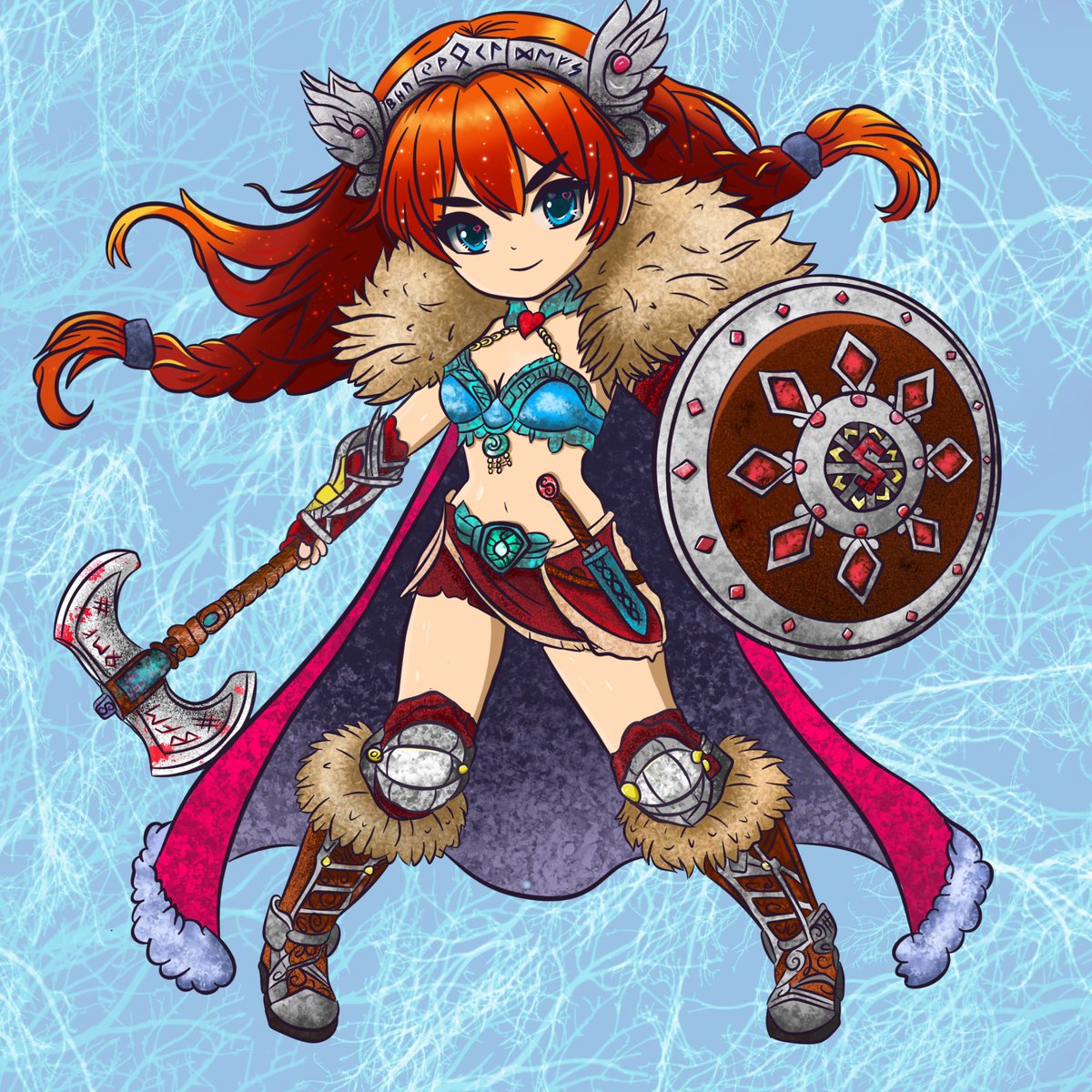 Can’t imagine the battle we had 😂  

 “⚔️ Round 12: “Ragnarök Remix – Only Two Shall Reign”

💥 Lucia – The Ice Valkyrie 💥

The gods thunder in unison:

“LET THESE TWO WALK THE HALLS OF VALHALLA IN GLORY!””

And now the Viking Scarlett Warrior is mine ❤️‍🔥❤️‍🔥❤️‍🔥

Thank you